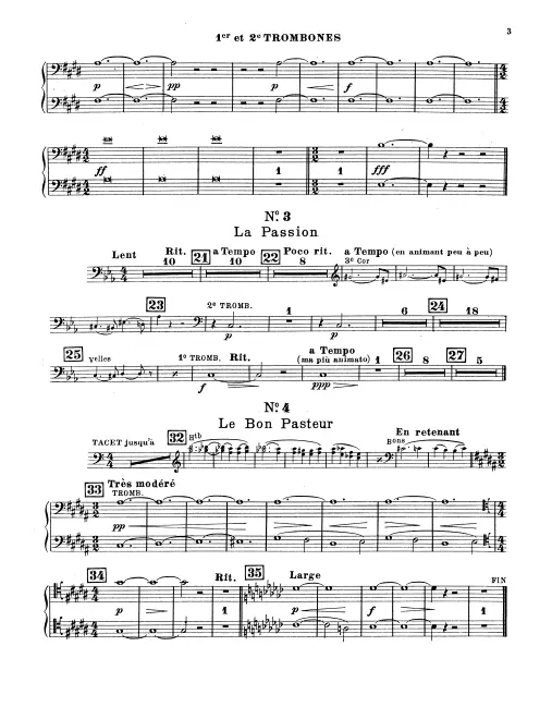 Trombone 1/2, 3, Tuba