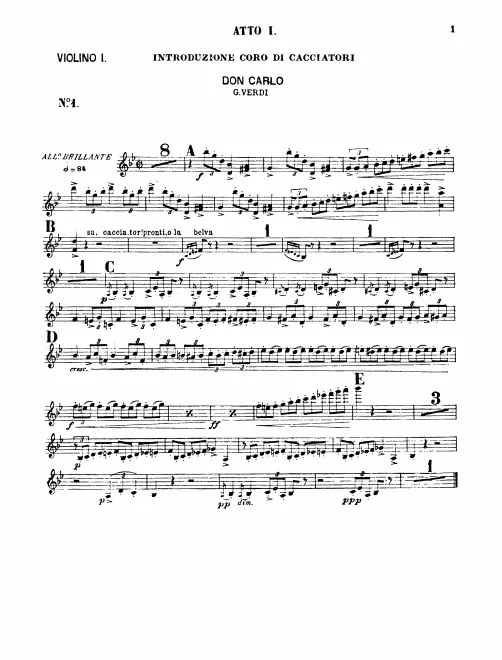 Violins I