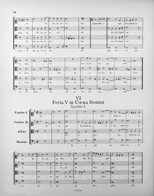 Complete Score (extended version in Capella Sistina, MS 186)