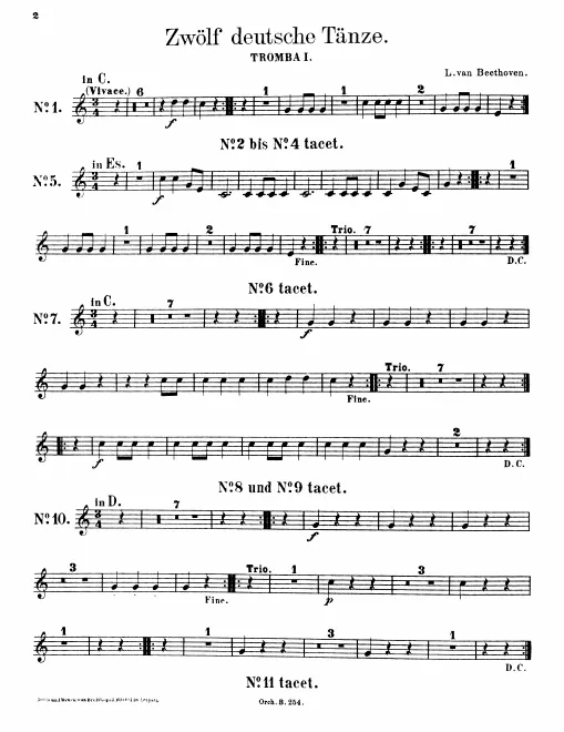 Trumpet 1, 2 (E/D/C)