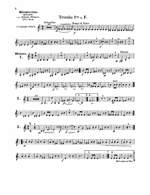 Trumpet 1, 2 (F)