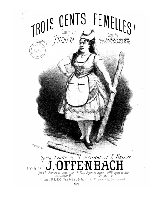 No.14 bis , Couplets: "Trois cents femelles!" (F major)