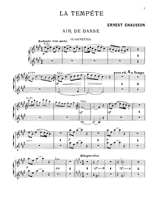 Clarinet 1/2 (B♭)
