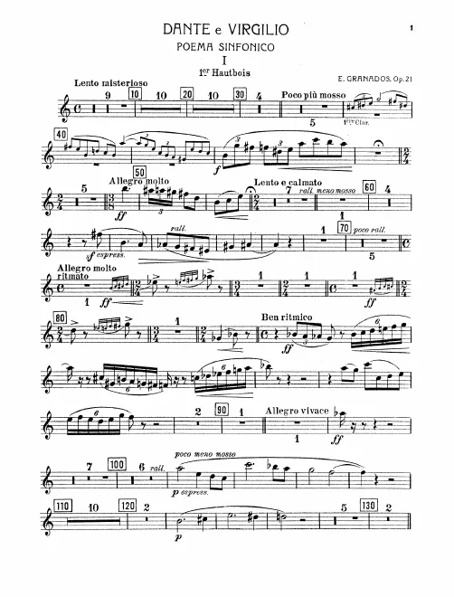 Oboe 1, 2, English Horn