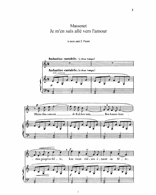 Complete Score (C Major: high voice and piano)
