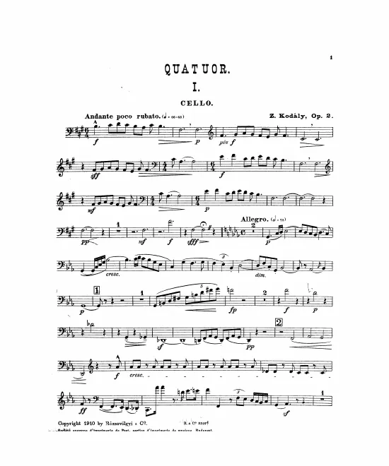Cello Part