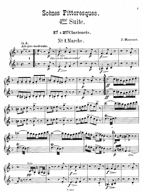 Clarinet 1/2 (A/B♭)