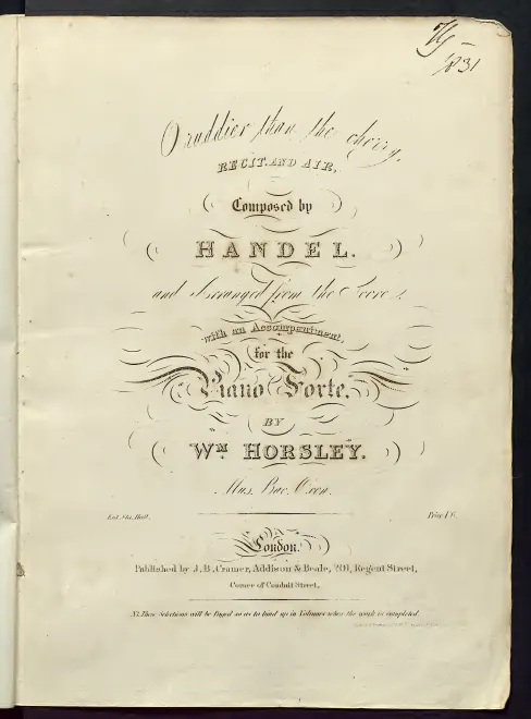 11-12. Recitative: I Rage, and Aria: O ruddier than the cherry