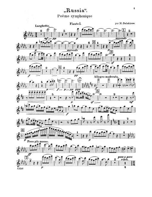 Flute 1, 2, 3/Piccolo
