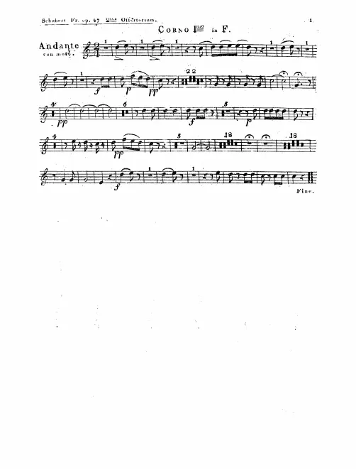 Horn 1, 2 (F)