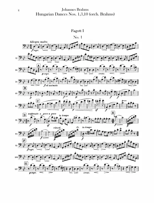 Bassoon 1, 2