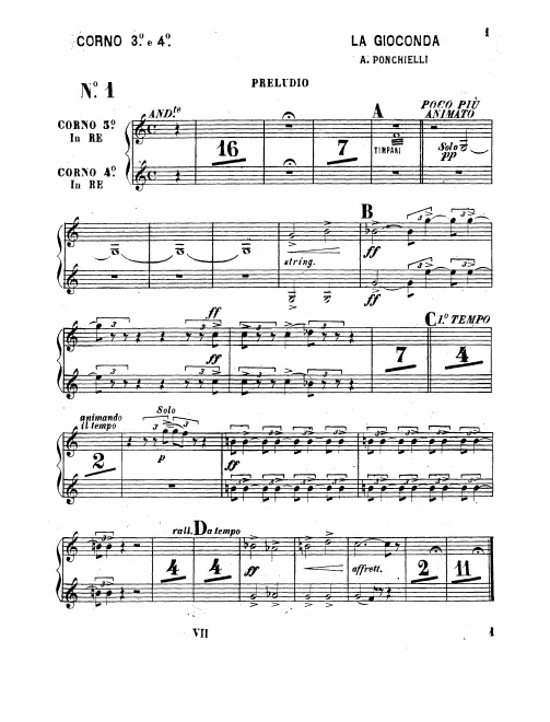 Horn 3/4