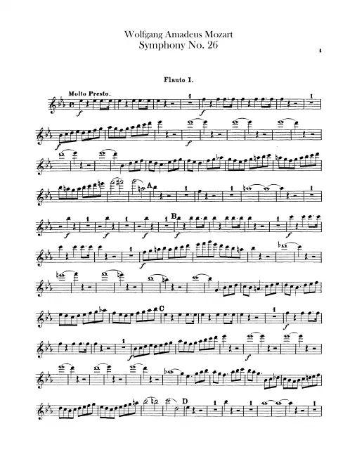 Flute 1, 2