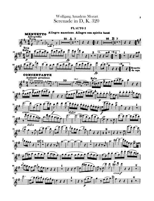Flute 1, 2