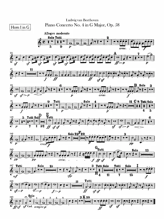 Horn 1, 2 (G)