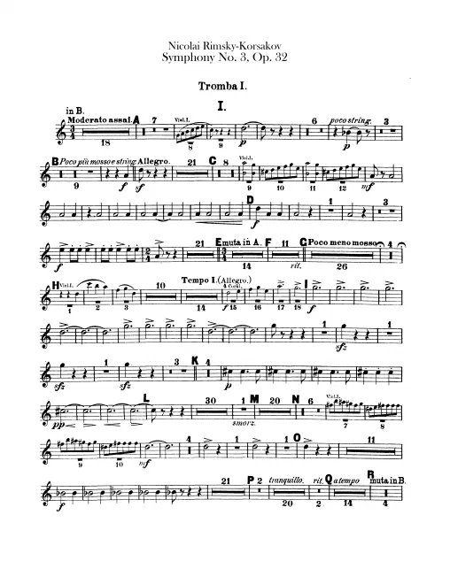 Trumpet 1, 2 (B, A)