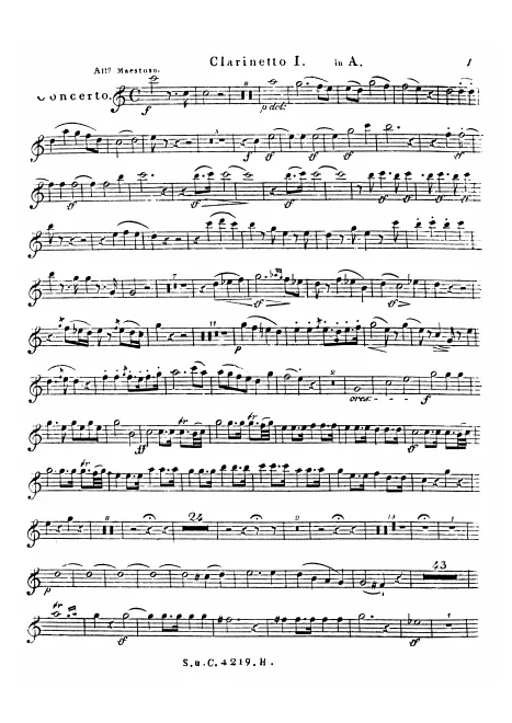 Clarinet 1 (A)