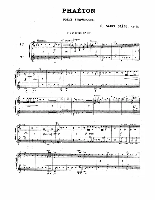 Horn 1/2 (C/E), 3/4 (F)
