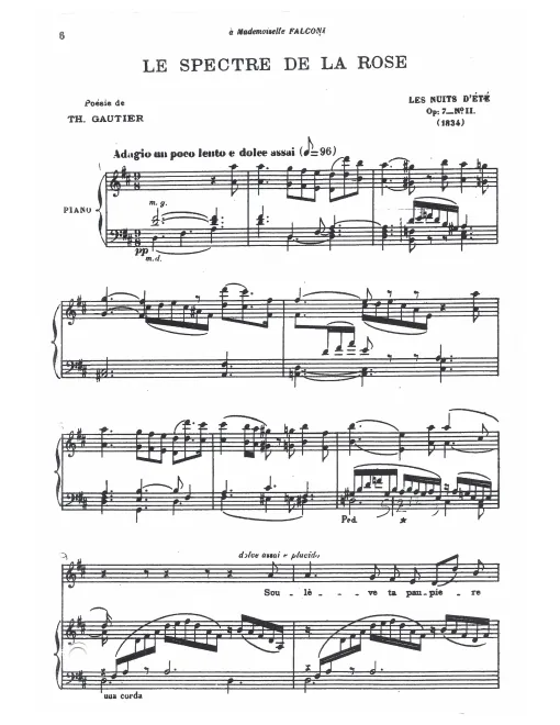 2. Le spectre de la rose (D major)