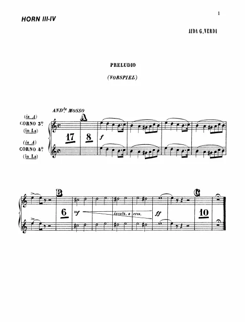 Horn 3/4