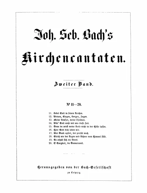 2. Kirchencantaten (Band 2)