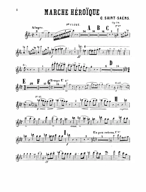 Piccolo, Flute 1/2