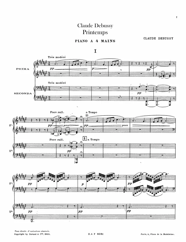 Piano (4 hands)
