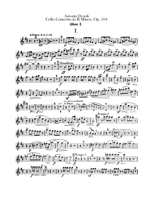 Oboe 1, 2