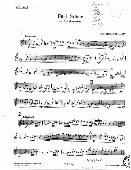 Violins I
