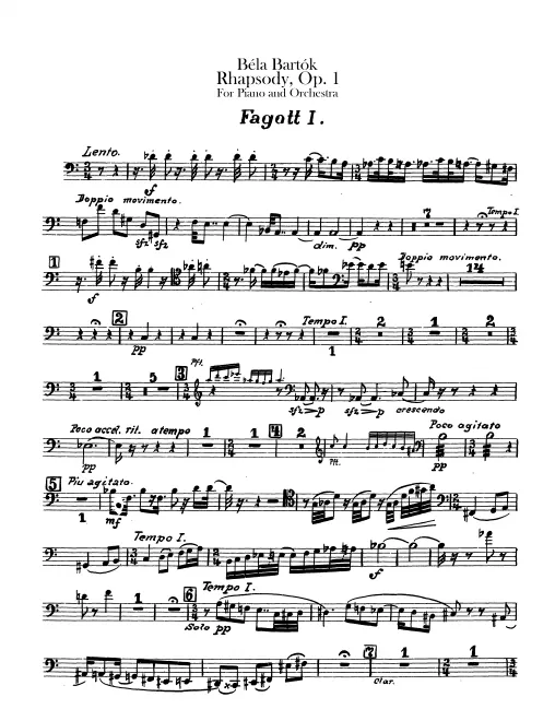 Bassoon 1, 2
