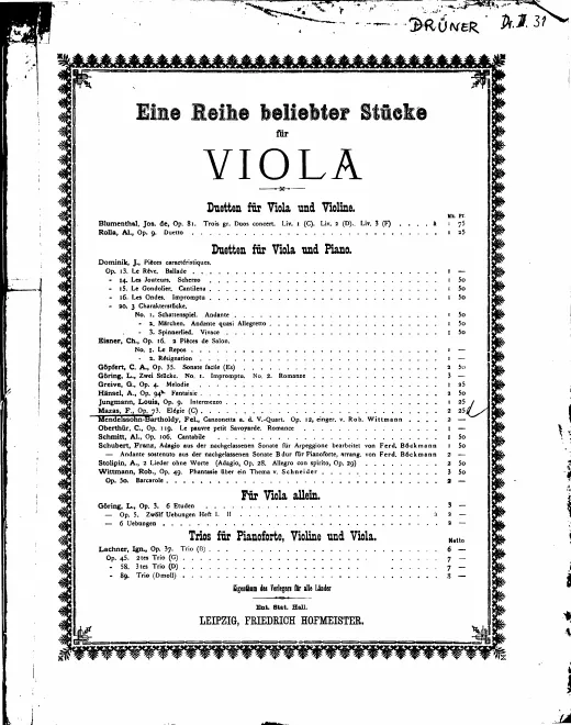 Viola Part