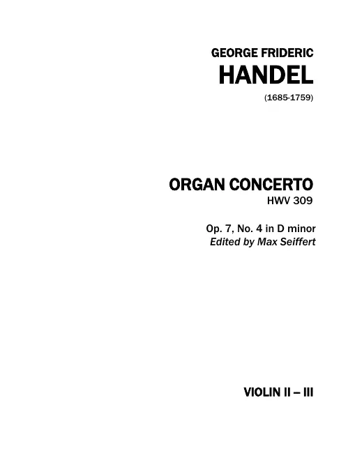 Violins II/III