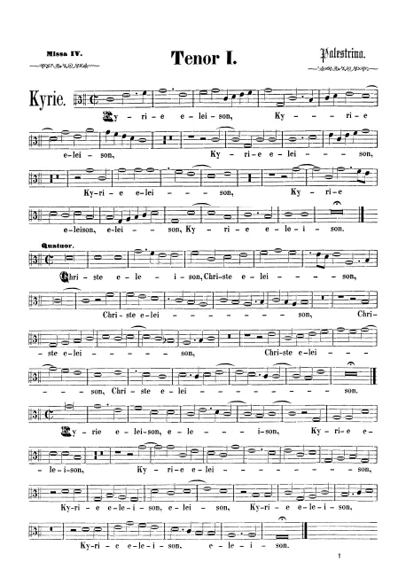 Tenor I (monochrome)
