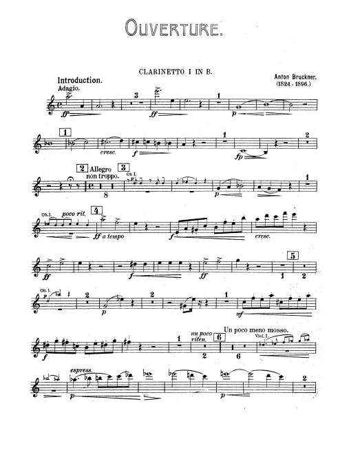 Clarinet 1, 2 (B)