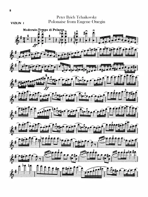 Violins I, II
