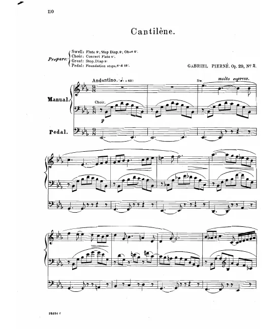 2. Cantilène
