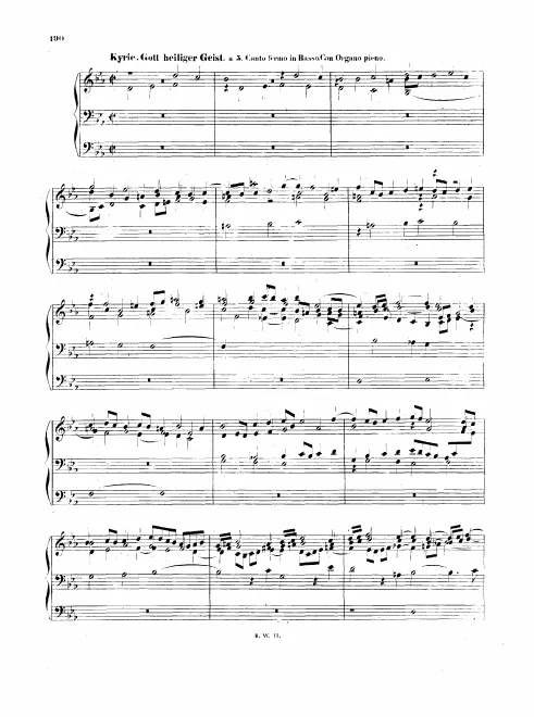 3. Kyrie, Gott heiliger Geist, BWV 671