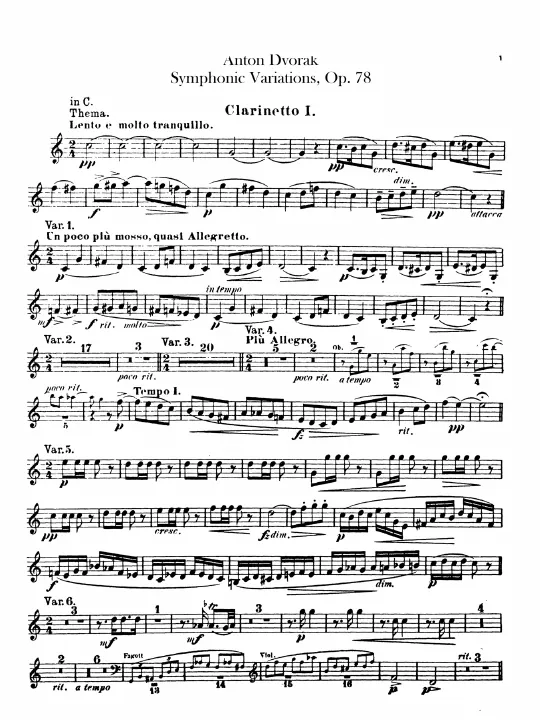 Clarinets 1, 2 (C)