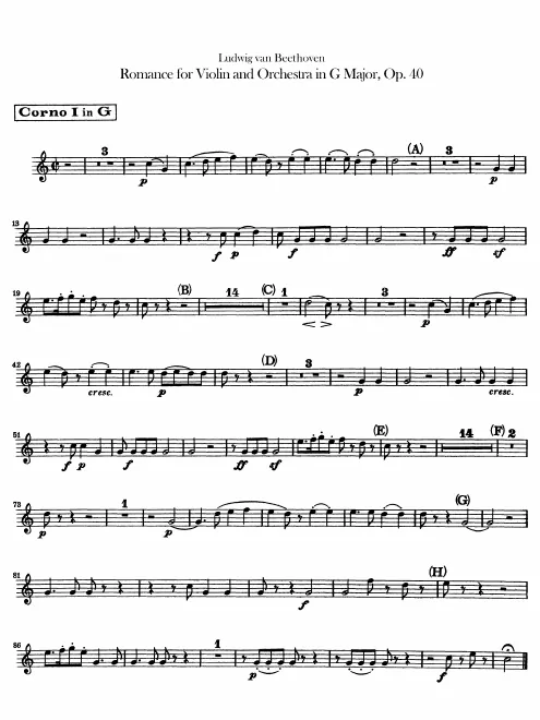 Horn 1, 2 (G)