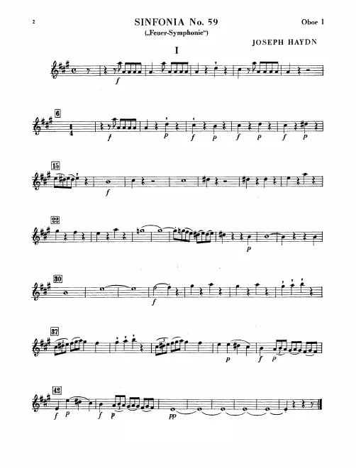 Oboe 1, 2