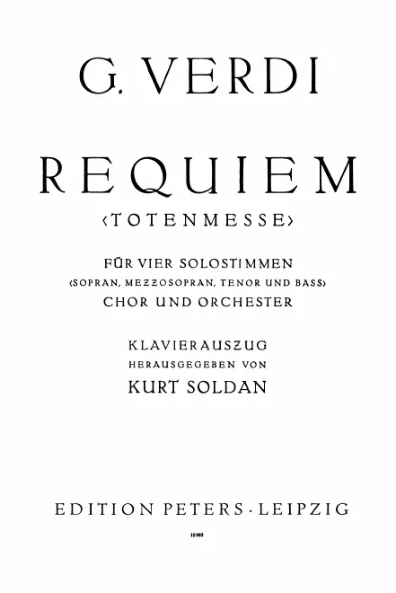 Vocal Score