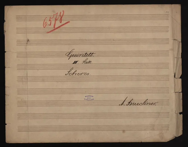 2. Scherzo. Schnell. Trio. Langsamer