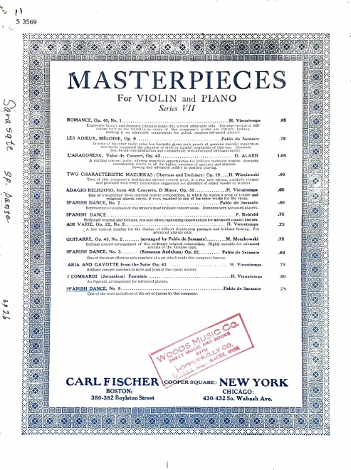 Complete Score and Violin Part