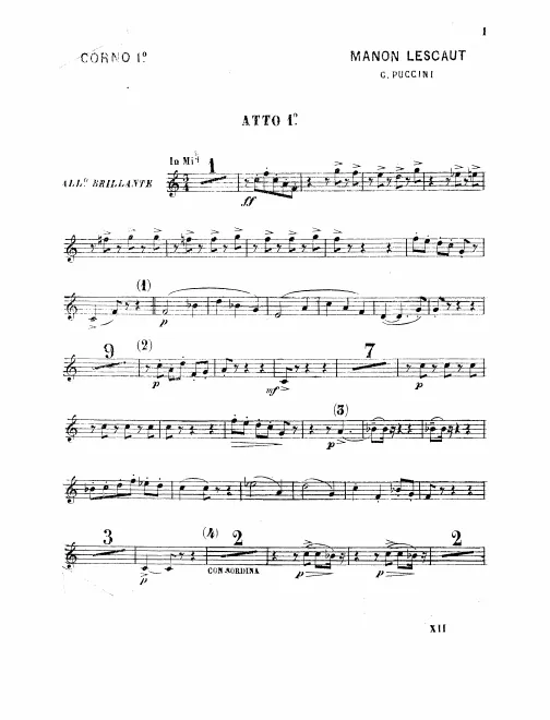 Horn 1 (E/E/F)