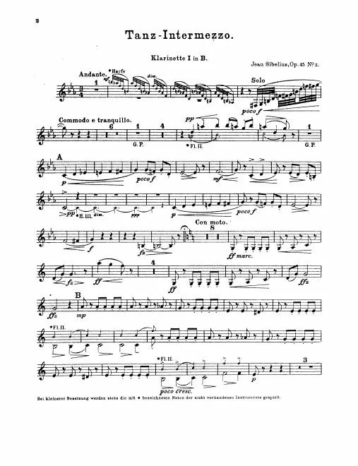 Clarinet 1, 2 (B)