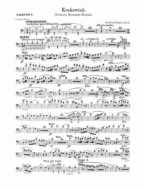 Bassoon 1, 2