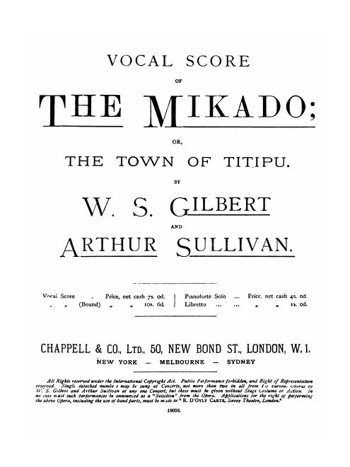 Vocal Score
