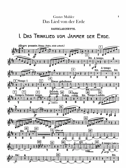 Bass Clarinet (B/A)