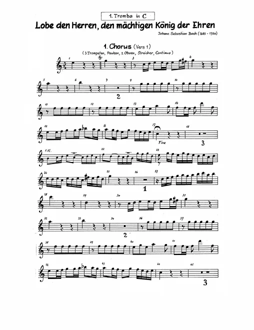 Trumpet 1, 2, 3 (C)