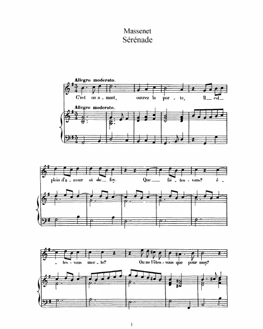 Complete Score (G major, high voice)